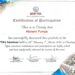 IPPTA AGM & Seminar 2025 participation certificate